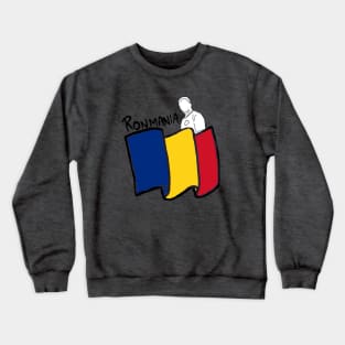 Ronmania (Romania Colors) Crewneck Sweatshirt